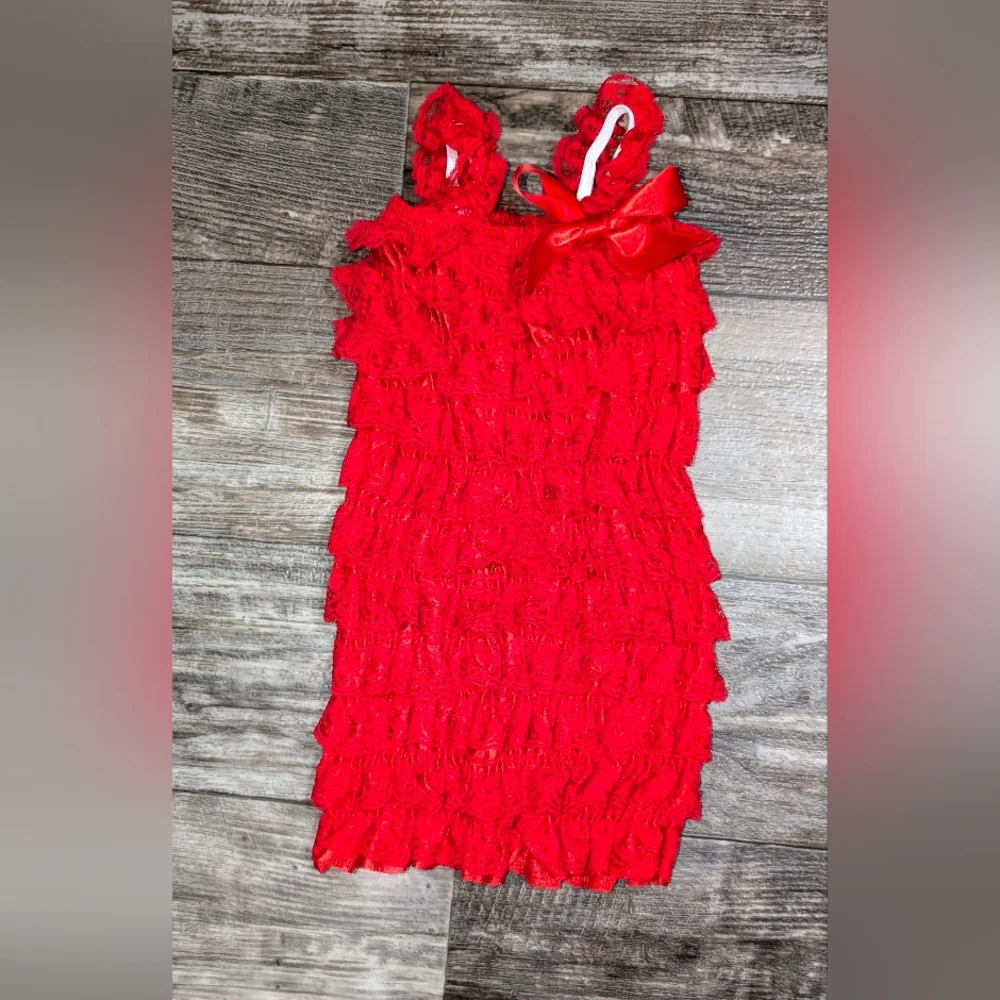 ✨NEW! 3 Ruffled Lacey Petti Rompers -Sz 6-18 Months